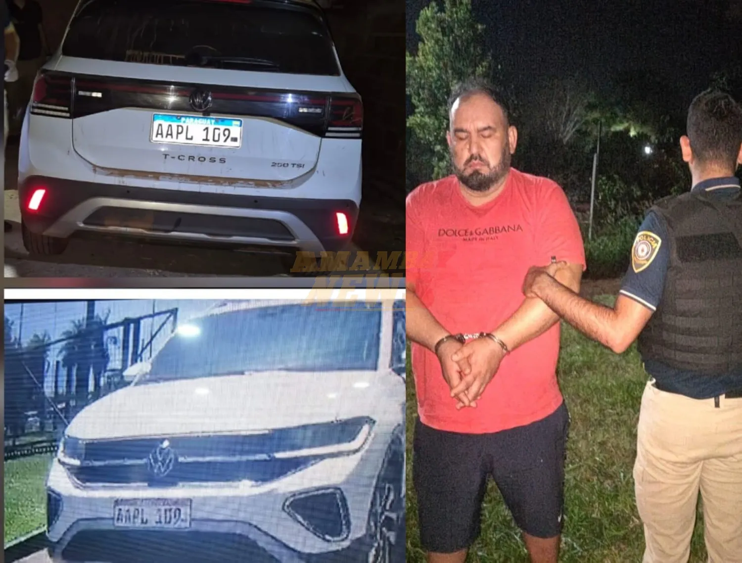 Detienen a un hombre y encuentran vehículo utilizado en asesinato en Pedro Juan Caballero