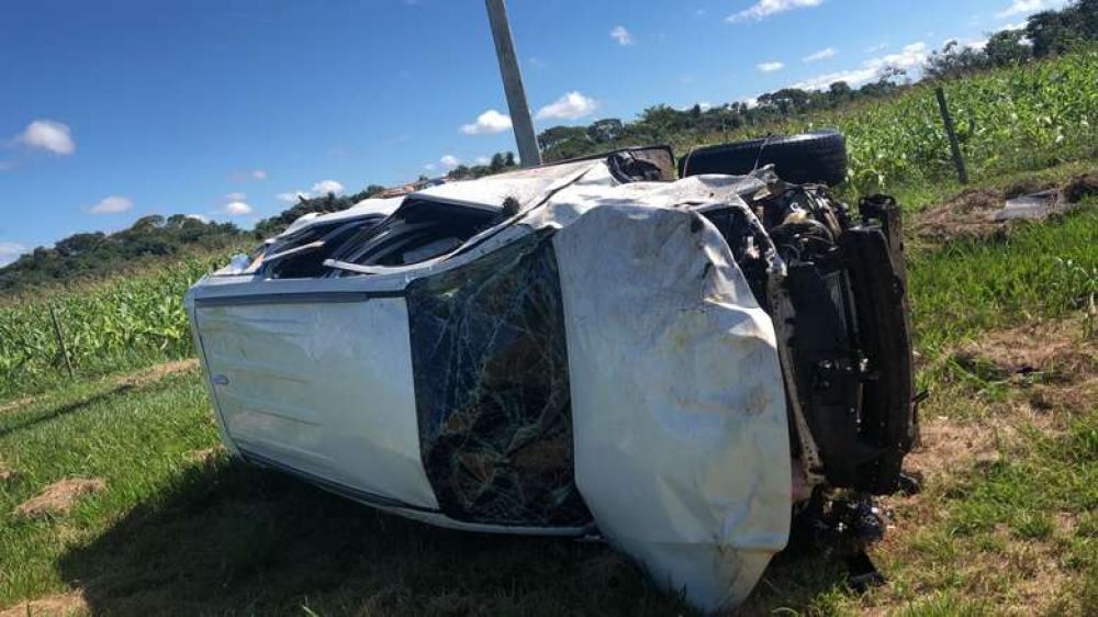 Homem é preso após roubar caminhonete na Capital e capotar em Ponta Porã