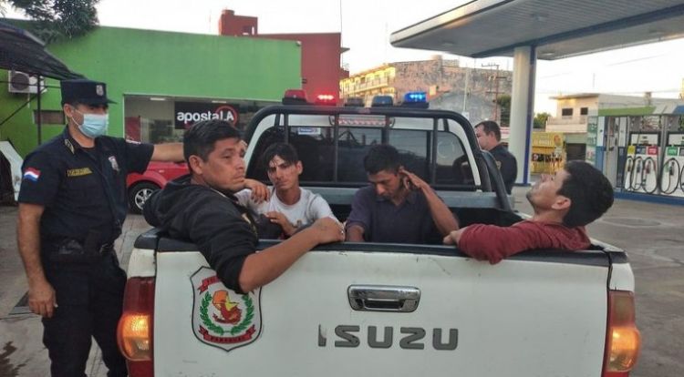 Detienen a limpiavidrios en San Lorenzo, todos tienen antecedentes