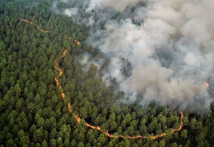 En Francia bajan los incendios, finaliza la ola de calor y hay lluvia a la vista