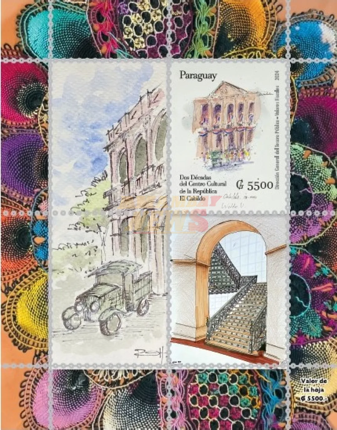 Emiten sellos postales por los 20 años de creación de El Cabildo