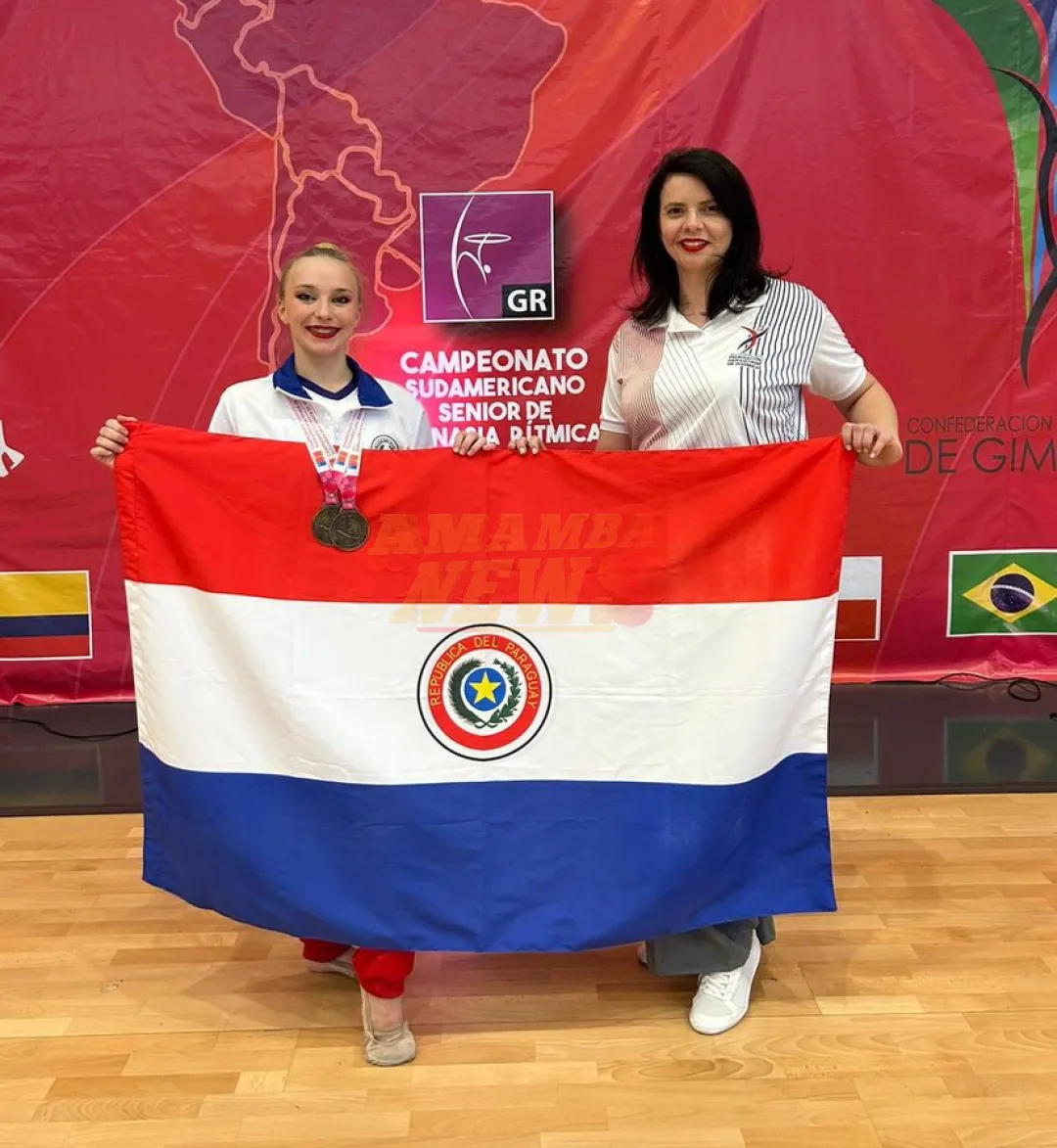 Gimnasia rítmica paraguaya conquista su primer bronce a nivel sudamericano