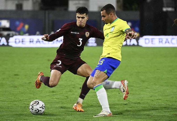Brasil vence 2-1 a Venezuela y relanza aspiraciones de clasificar a París 2024