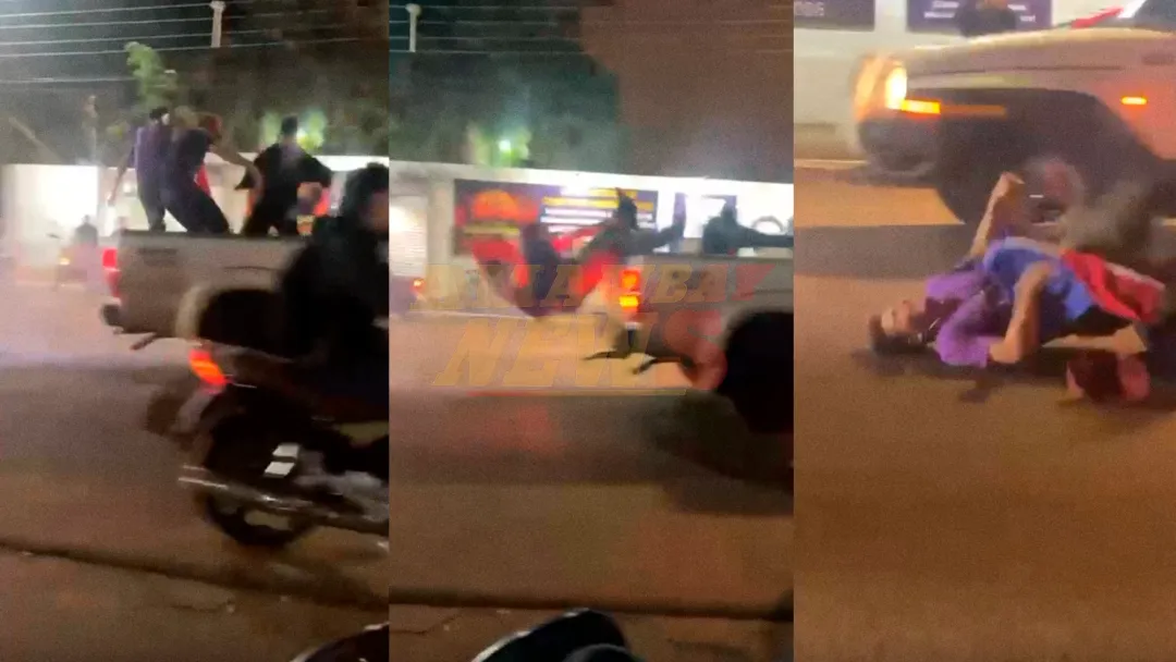 Video: Joven cae de una camioneta y pierde el conocimiento en pleno festejo albirrojo