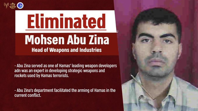 Israel: Eliminado el jefe de desarrollo de armas de Hamás