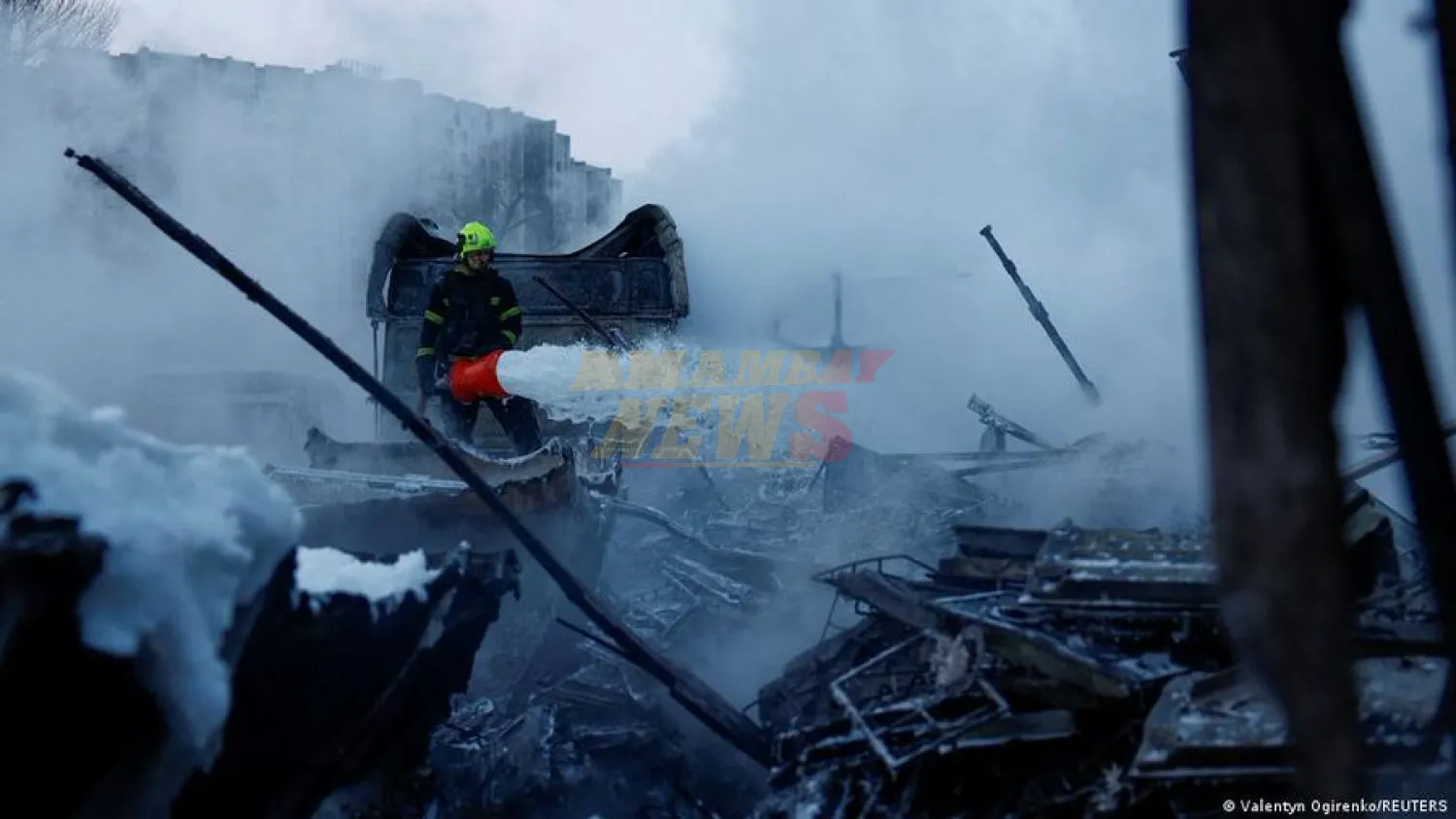 Ataque ruso a Kiev: más de 1.600 edificios sin calefacción