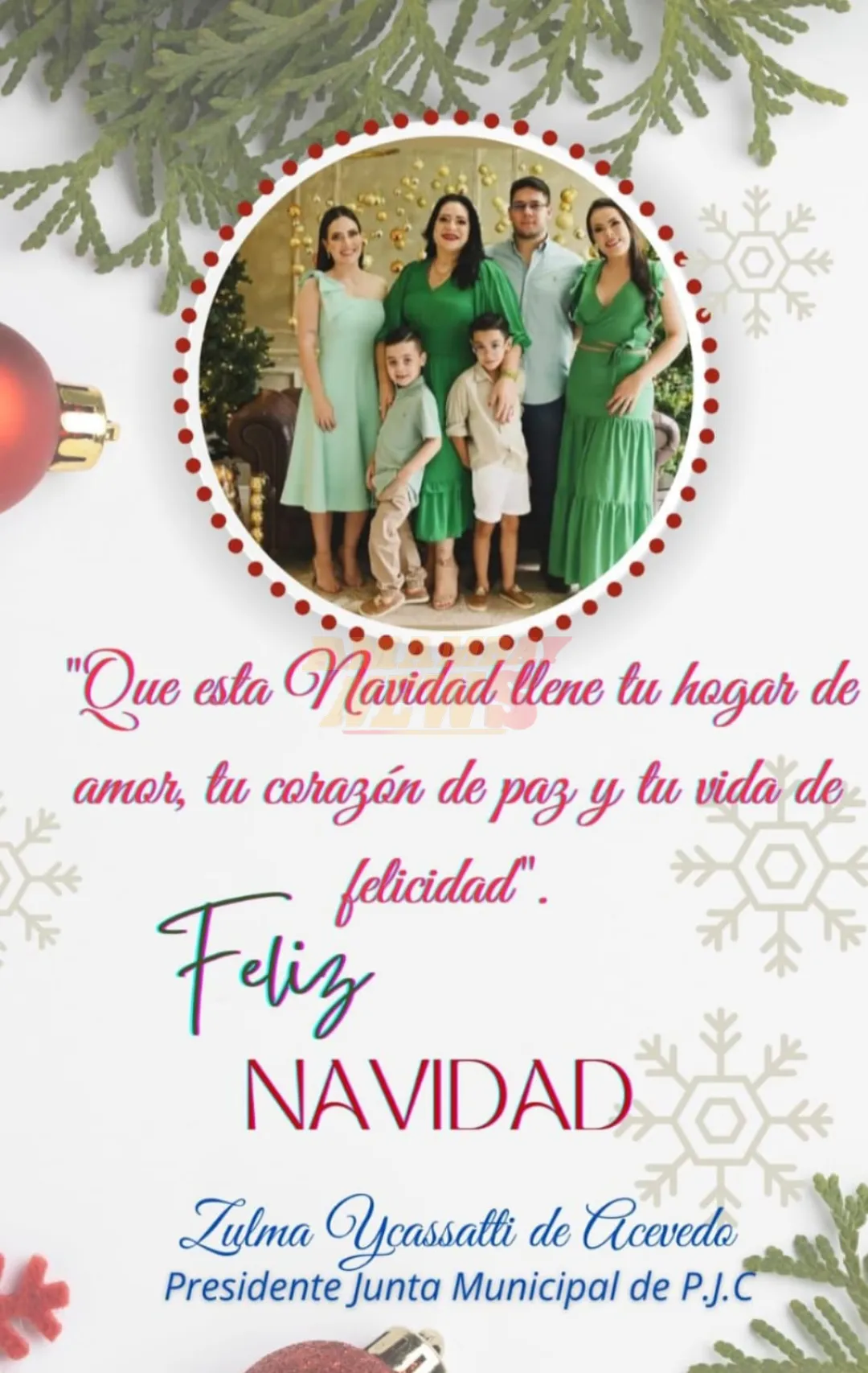 Zulma Acevedo: Jesús es la razón de esta temporada. ¡Feliz Navidad!