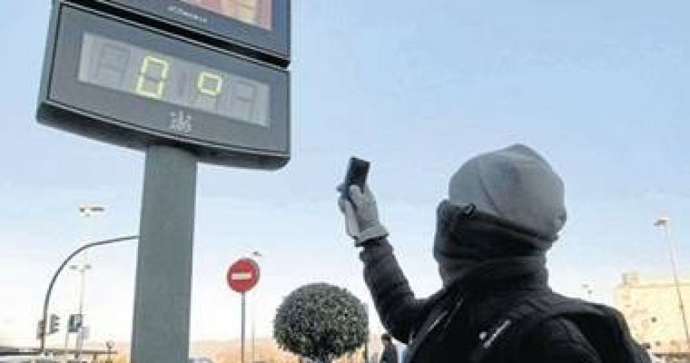 Domingo con mínima de 0°C con escarchas y heladas