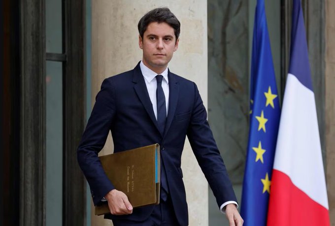Macron nombró a Gabriel Attal como nuevo primer ministro de Francia