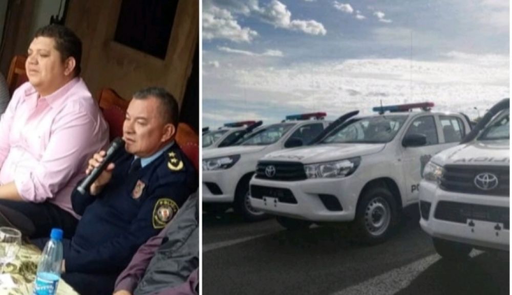 Director de Policía y diputado politizan entrega de patrulleras en Amambay
