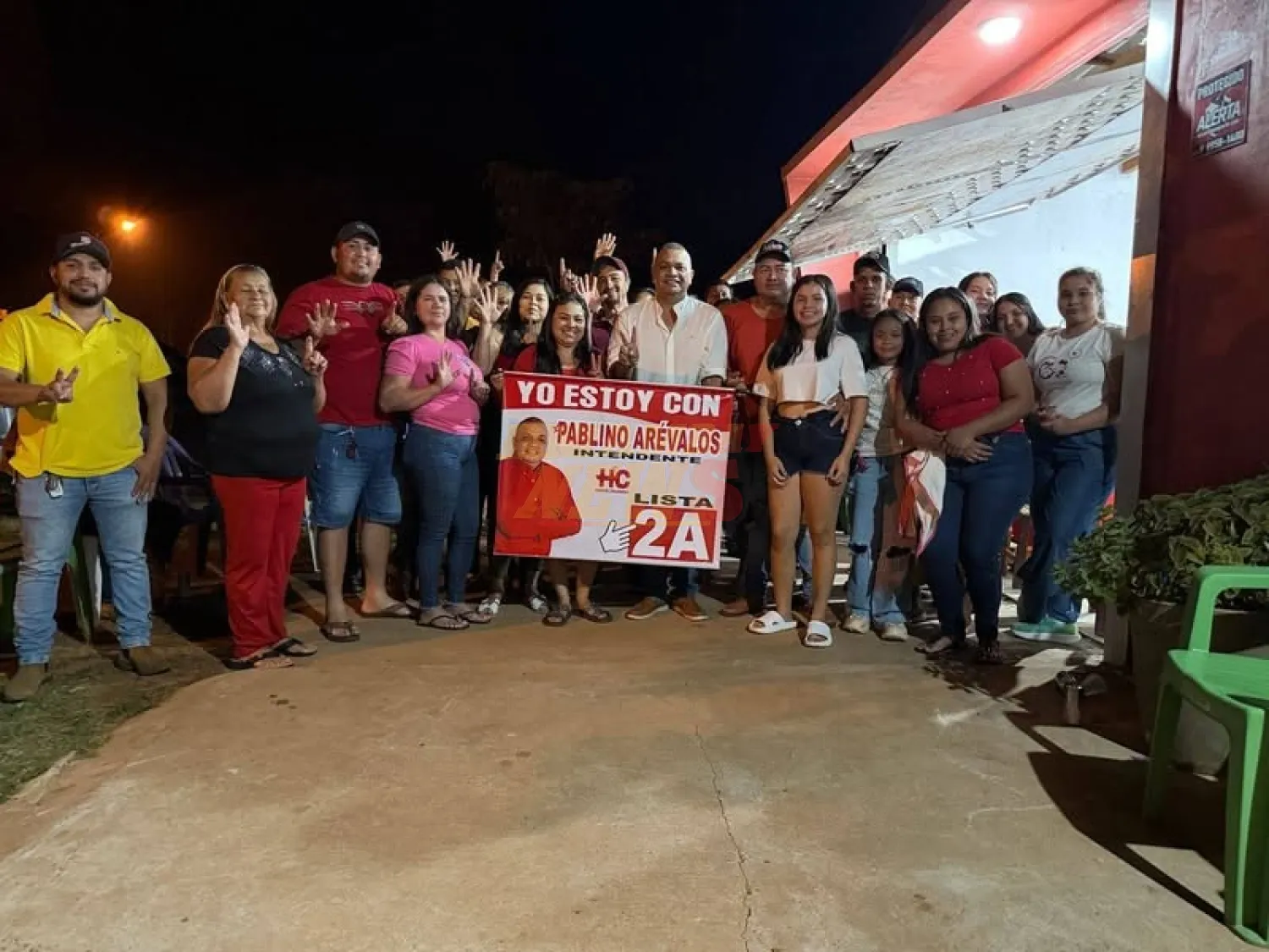 Pablino Arévalos se reunió con el equipo de Carmen González en Zanja Pytã