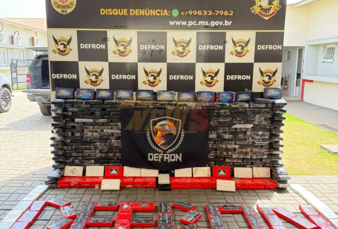 Policía incauta casi media tonelada de cocaína en Ponta Porã