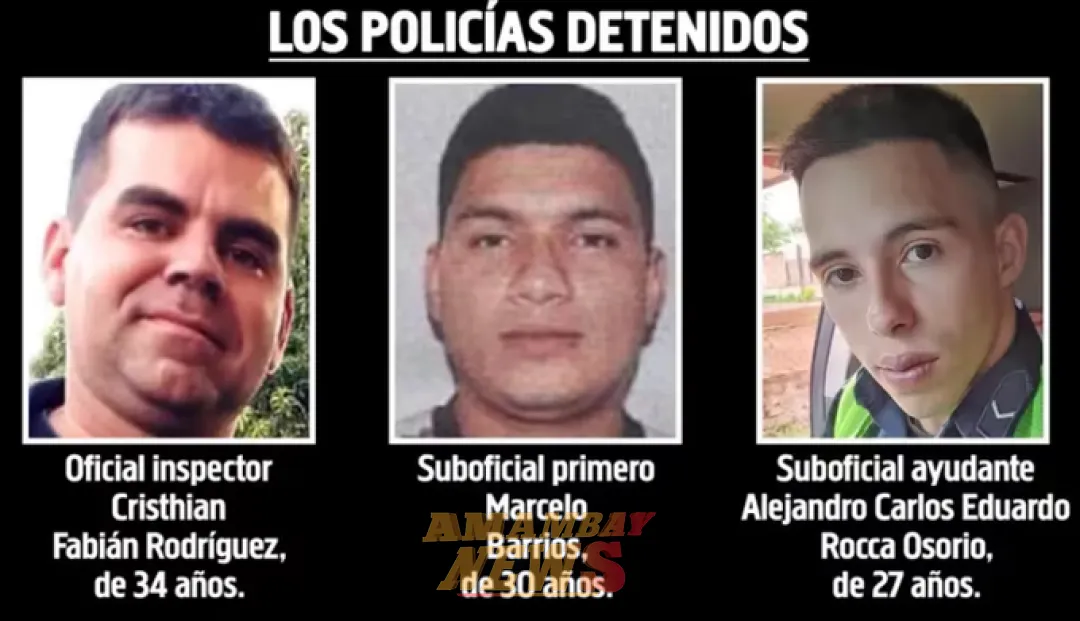 Inició audiencia preliminar para 3 policías procesados por extorsión