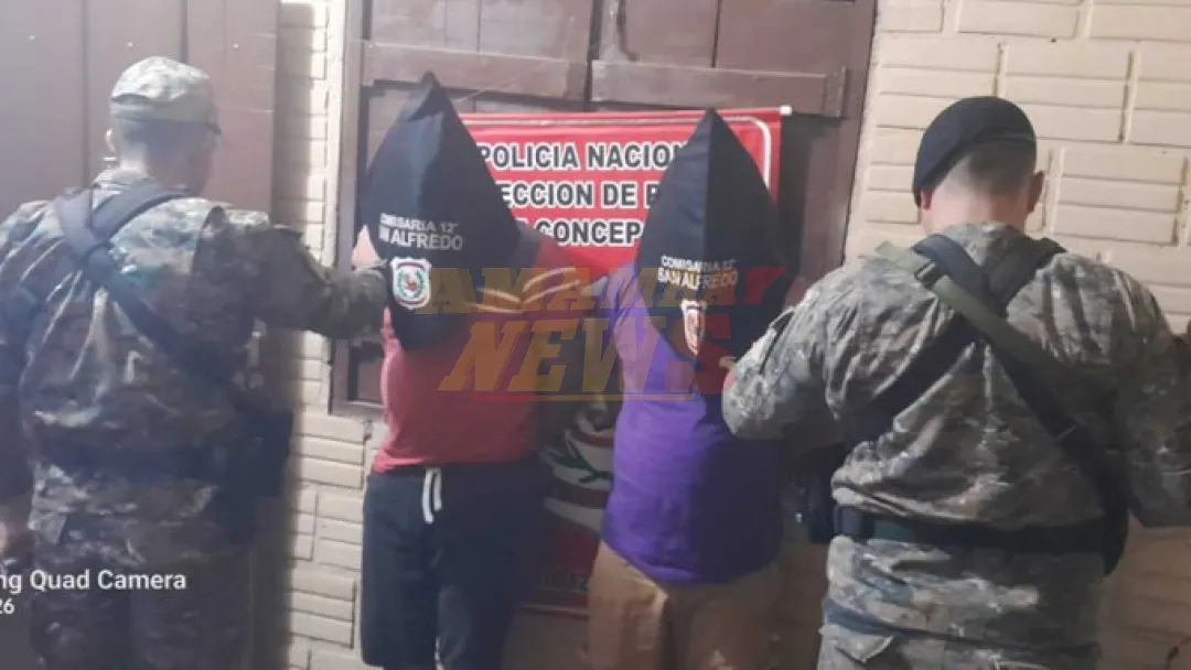 Dos hombres caen con arma de fuego y vehículos en San Alfredo
