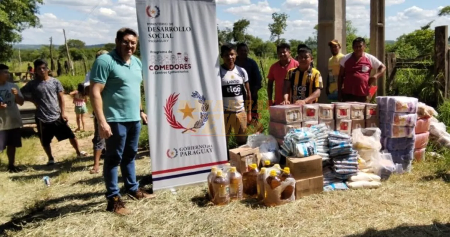 MDS entregó más de 2.700 kilos de alimentos a comunidades indígenas de Caaguazú