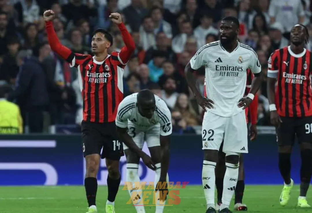 El Milan ganó (1-3) de visitante y empuja a la crisis a un endeble Real Madrid