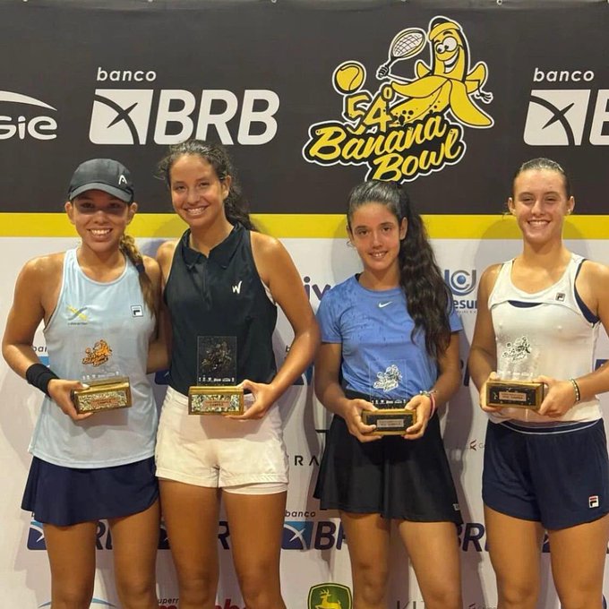 Zoe Doldán y Valeria Santander son campeonas del Banana Bowl en dobles