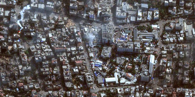 Tanques israelíes cercan el principal hospital de Gaza