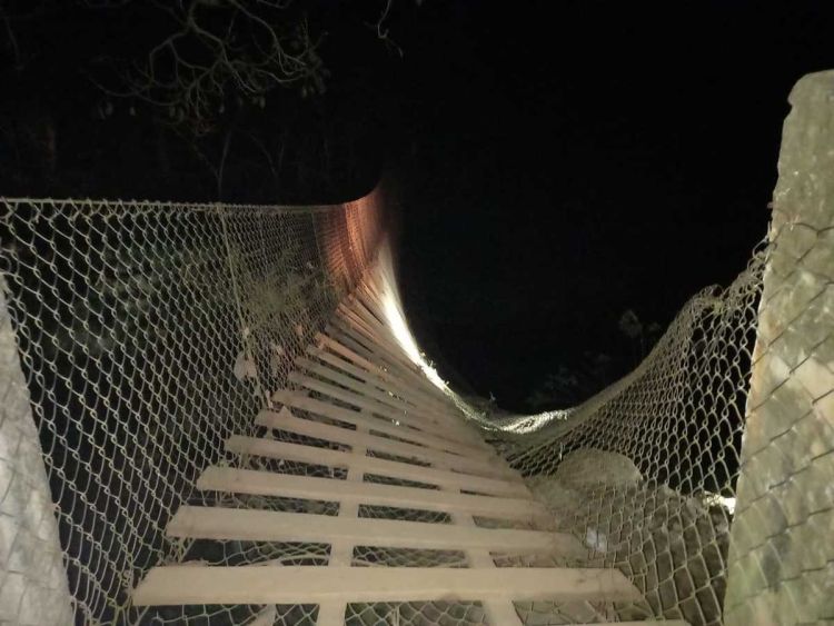 23 heridos tras colapsar un puente colgante en México