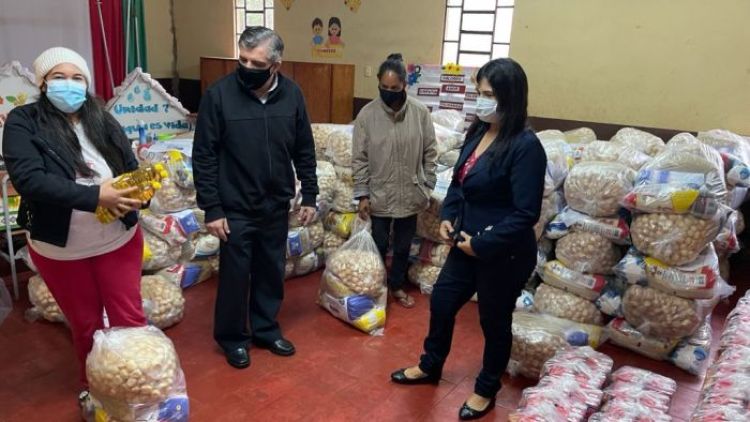 Municipalidad prosigue con la entrega del almuerzo escolar