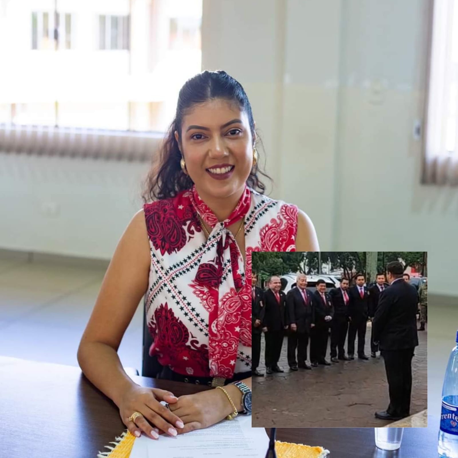 La concejala Winckler no apareció en el acto de la plaza ni del Gobernador