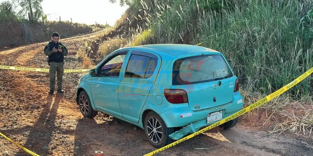 Tras persecución, abandonan vehículo repleto de bolsas de marihuana en Tava’i