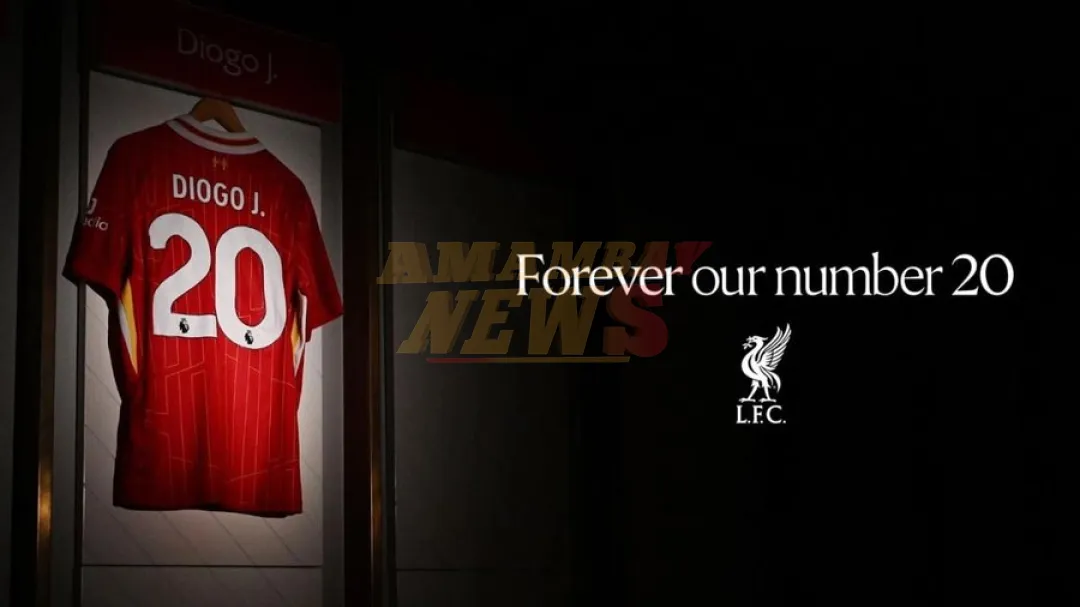 ¡El 20 será eterno! El Liverpol retira el número de Diogo Jota en todas sus categorías