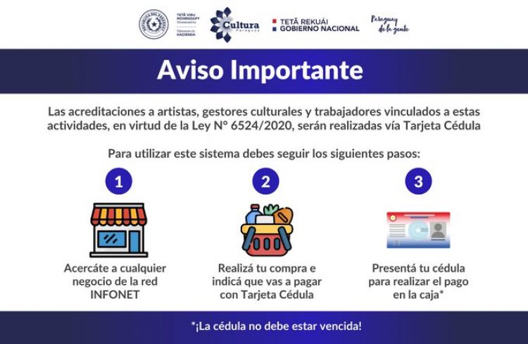 Hacienda inició el pago de subsidio a artistas y gestores culturales