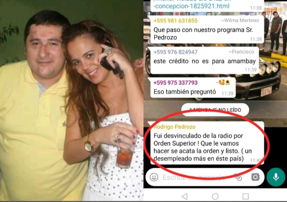 Desvinculan a Rodrigo Pedrozo de radio América de Pedro Juan Caballero