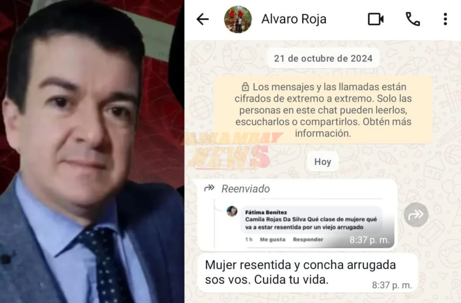 Juez Álvaro Rojas envuelto en violencia verbal contra una mujer en Pedro Juan Caballero