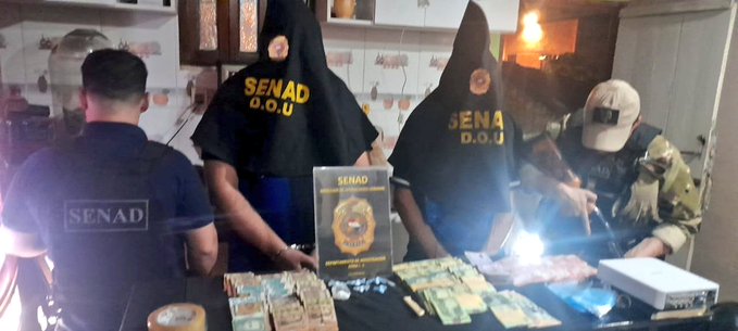 Padre e hijo vendían cocaína en una bodega de fachada en Asunción