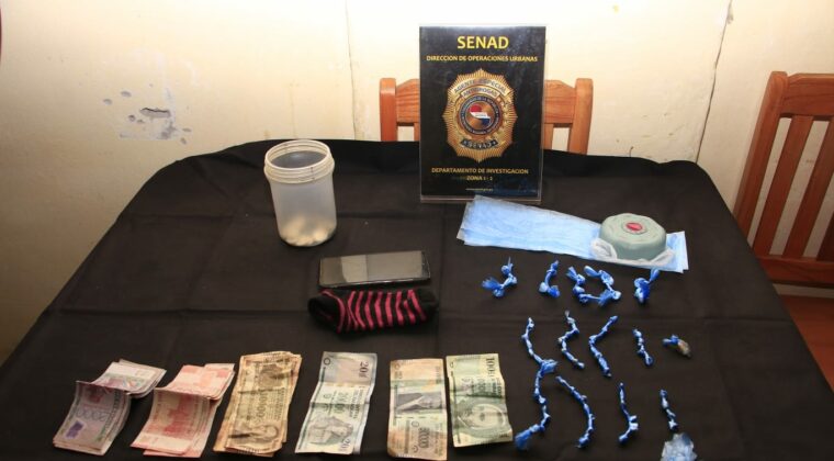 Allanan copetín cuyo menú principal era la venta de crack y cocaína en Asunción