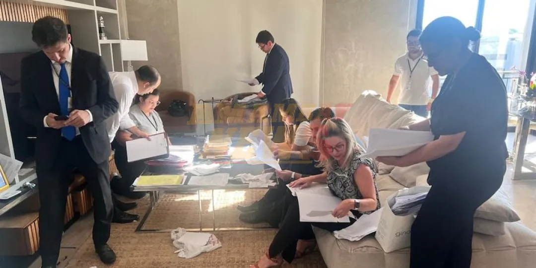 Mafia de pagarés: Allanan departamento de ugier en Villa Morra