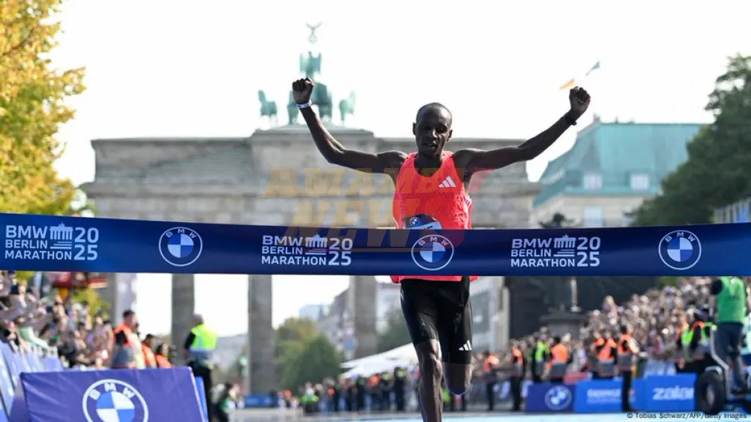 El keniata Sabastian Sawe gana el maratón de Berlín
