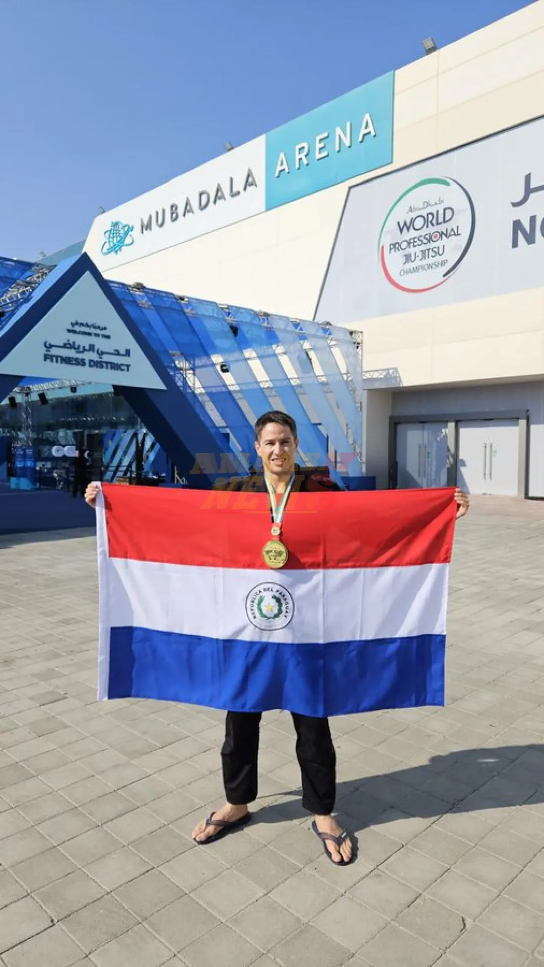 Paraguayo gana mundial de Jiu Jitsu en Emiratos Árabes Unidos