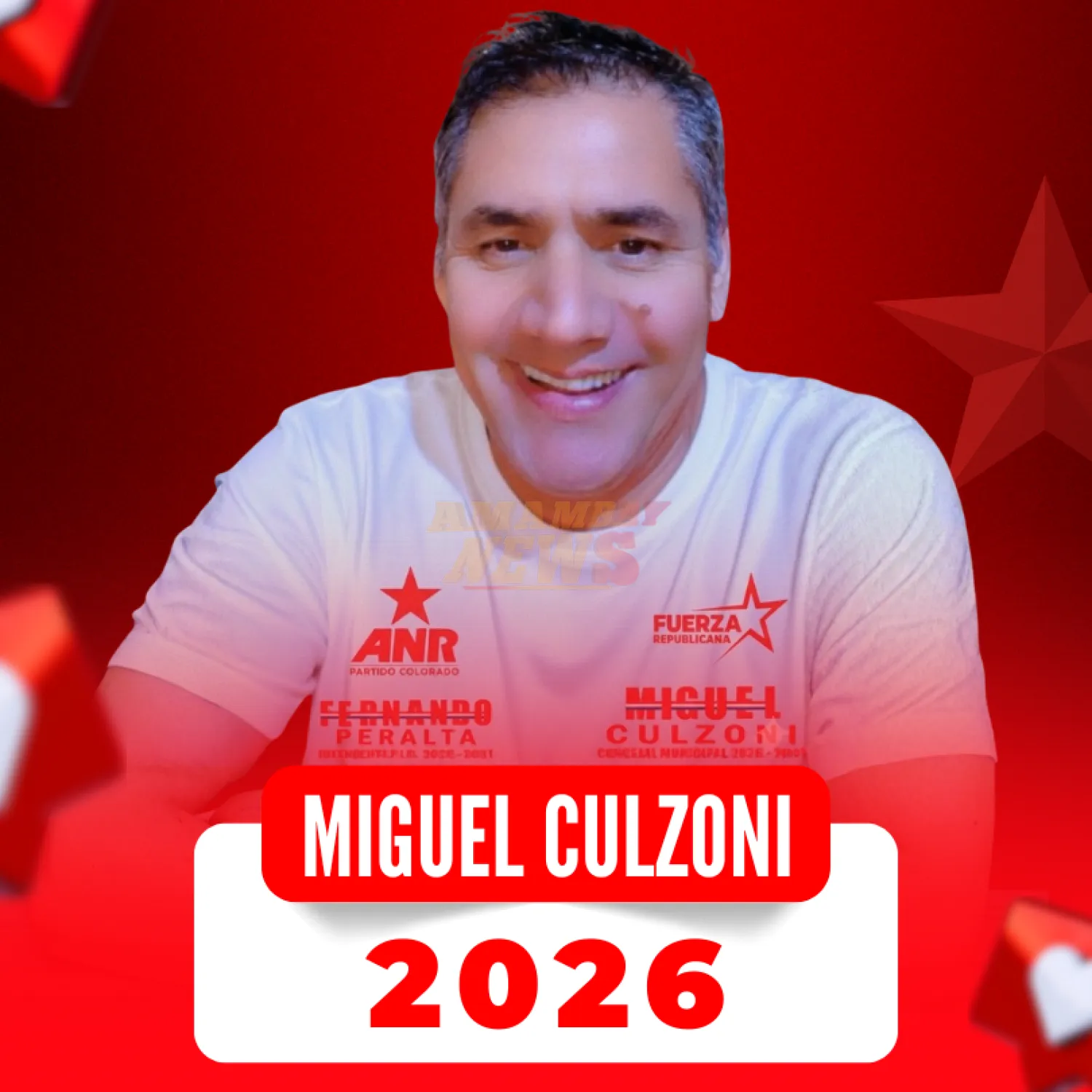 Miguel Culzoni: “Que esta Navidad llene tu hogar de paz, amor y momentos inolvidables”