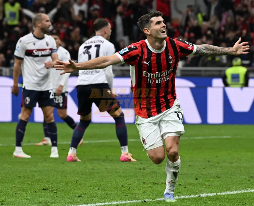Milan se impone 3-1 a Bolonia, antes de la final de Copa de Italia