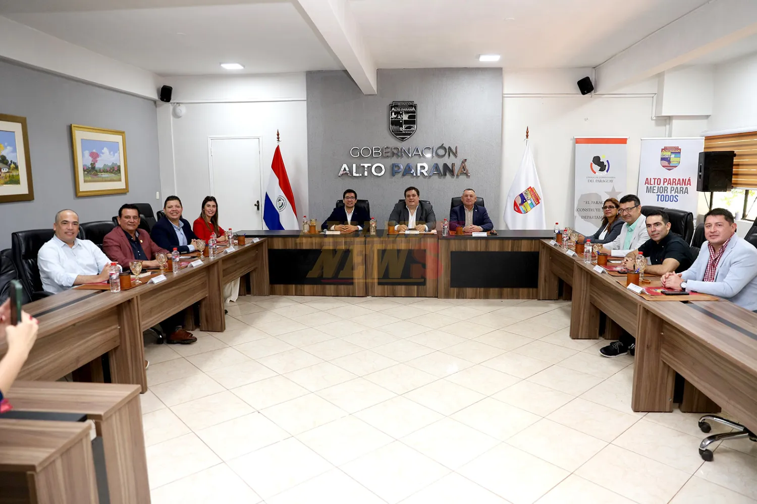 Gobernadores sesionan por primera vez en Alto Paraná en pro de la descentralización