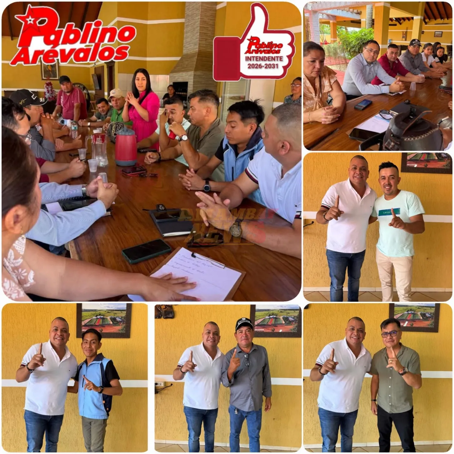 Equipo político de Pablino Arevalos, activa trabajos en Zanja Pytá con miras al 2026