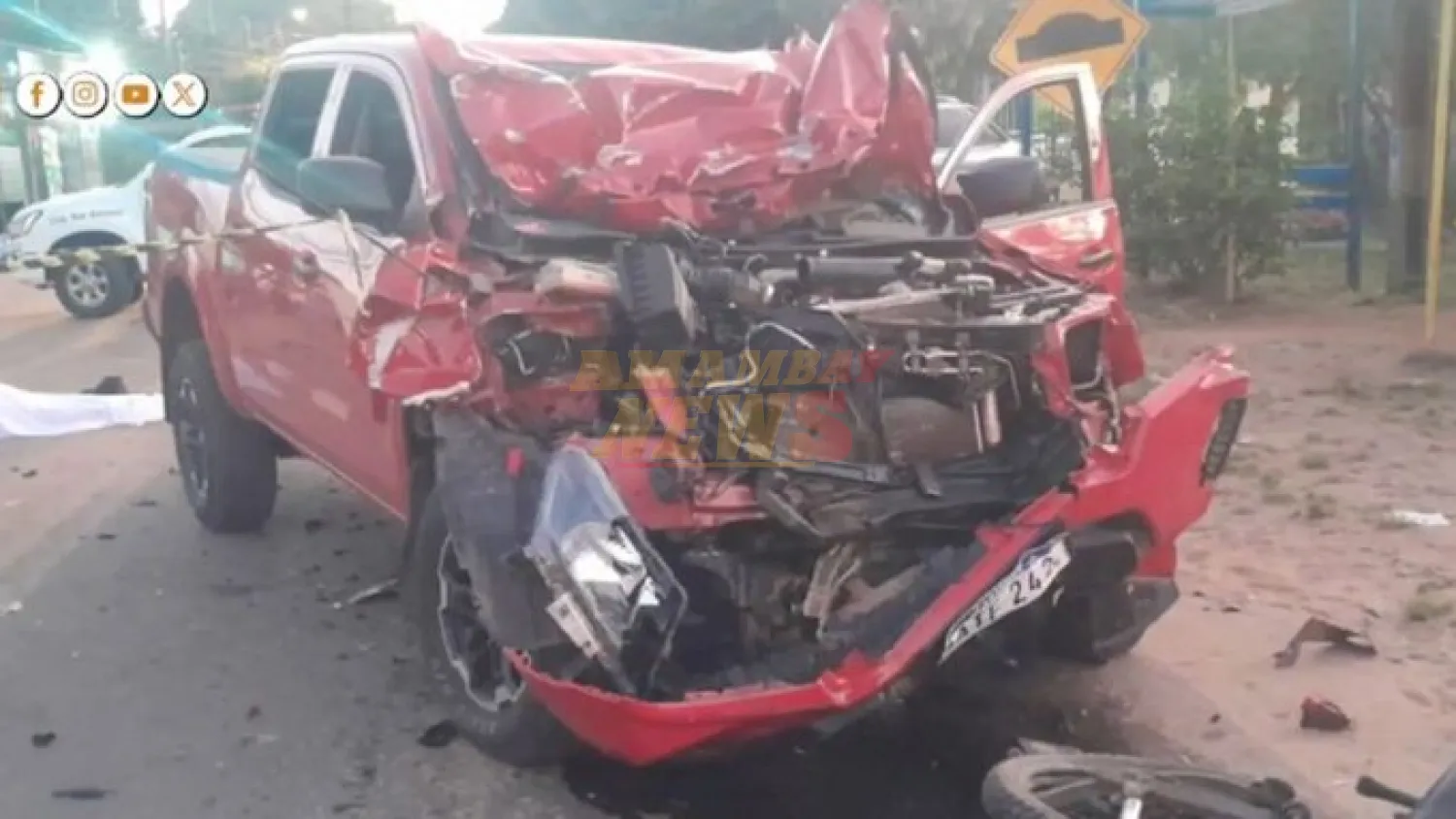 Borracho chocó a motociclistas y mató a uno