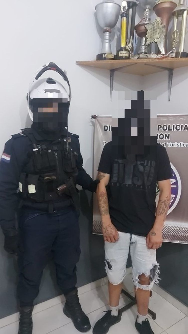 Detienen a un joven que asaltaba vehículos de bolt en Asunción