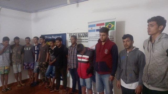 Tras allanamientos simultáneos detienen a 14 personas en Capitán Bado