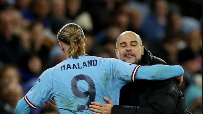 Erling Haaland: "Guardiola es el mejor entrenador del mundo"