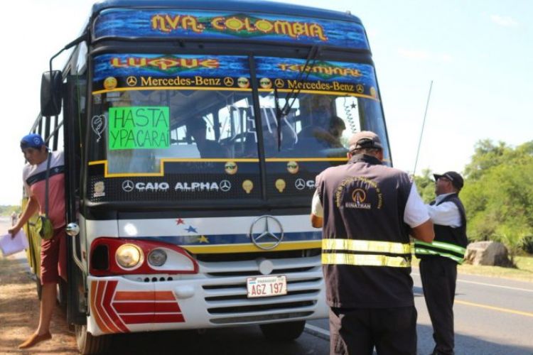 Dinatran dispone reinicio de operaciones de transporte de corta distancia