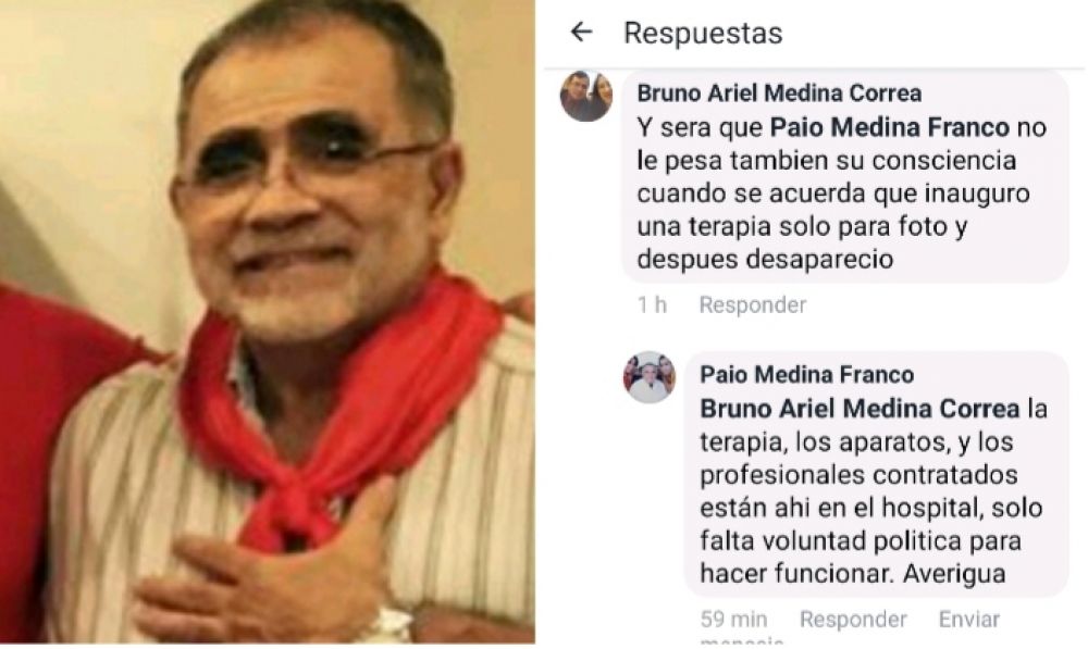 Siguen cuestionando a Paio Medina, sobre la UTI en Pedro Juan Caballero