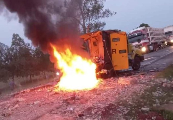 Inversión en armas y municiones para asaltos a camiones de caudales