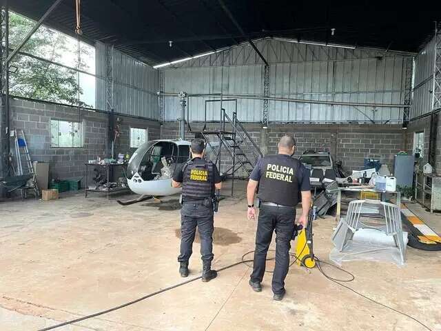 Narcos llevaban cocaína de Paraguay en helicópteros, según Policía Federal de Brasil