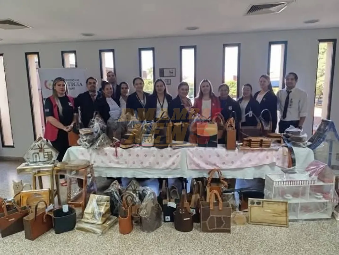 Reclusos de  Cnel. Oviedo expusieron sus productos en feria realizada en el Poder Judicial