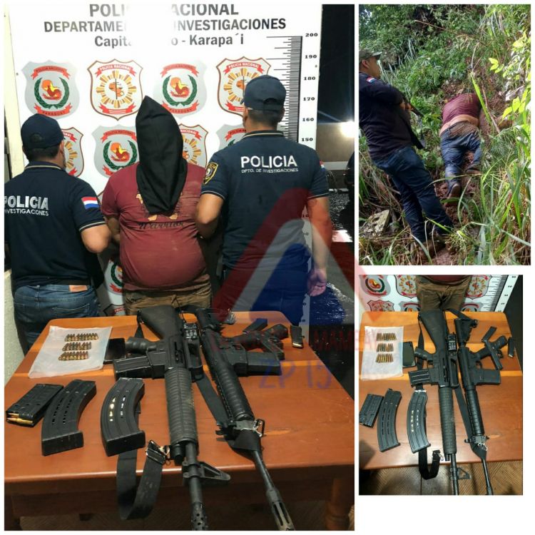 Tiroteo en Capitán Bado: Aprehenden a una persona e incautan armas