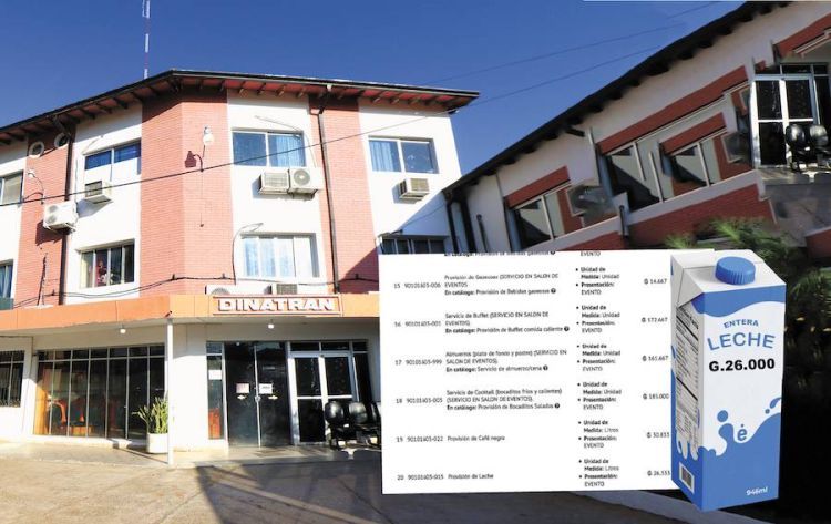 Dinatran prevé compra de leche a G. 26.000 el litro para reuniones